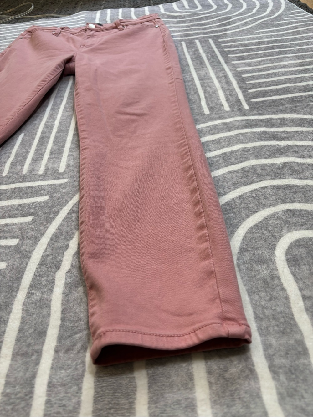 Buffalo Jeans, High-Rise Ankle Skinny, Dusty Rose Denim, Pink, Size 10, W30 - Picture 5 of 8